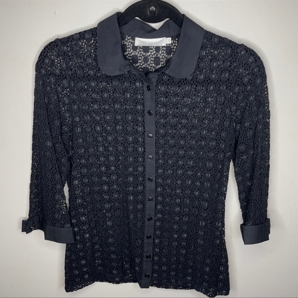 Anne Fontaine Paris Regina Lace Blouse